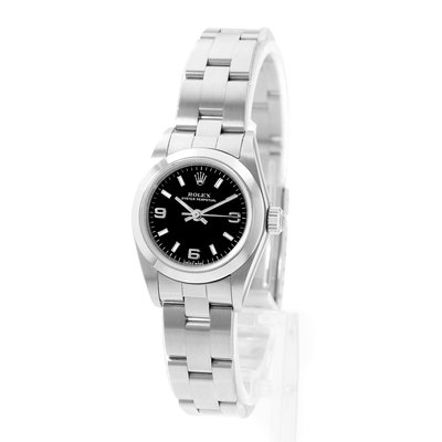 Rolex Oyster Perpetual 24 76080 Black Dial 24
