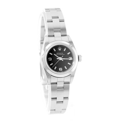 Rolex Oyster Perpetual 24 76080 Black Dial 24