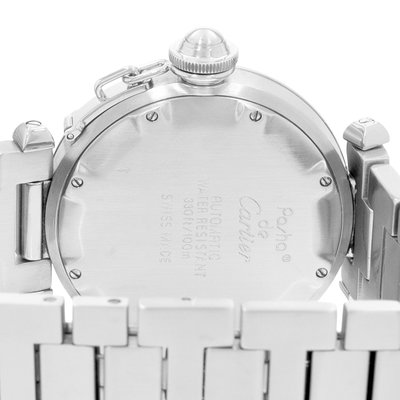 Cartier Pasha W31007H2 Silver Dial 35