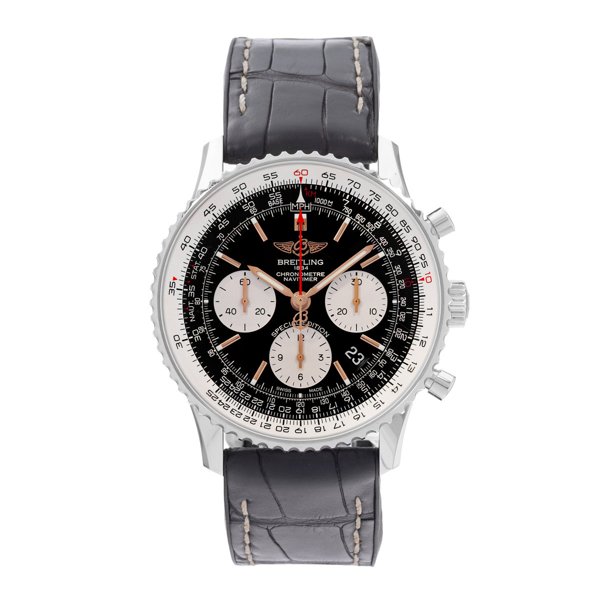 Breitling Navitimer B01 Chronograph AB0121A11B1A1 Black Dial 42