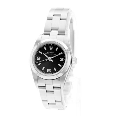 Rolex Oyster Perpetual 24 76080 Black Dial 24