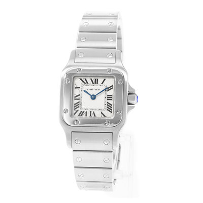 Cartier Santos Galbee W20056D6 1565 Silver Dial 24