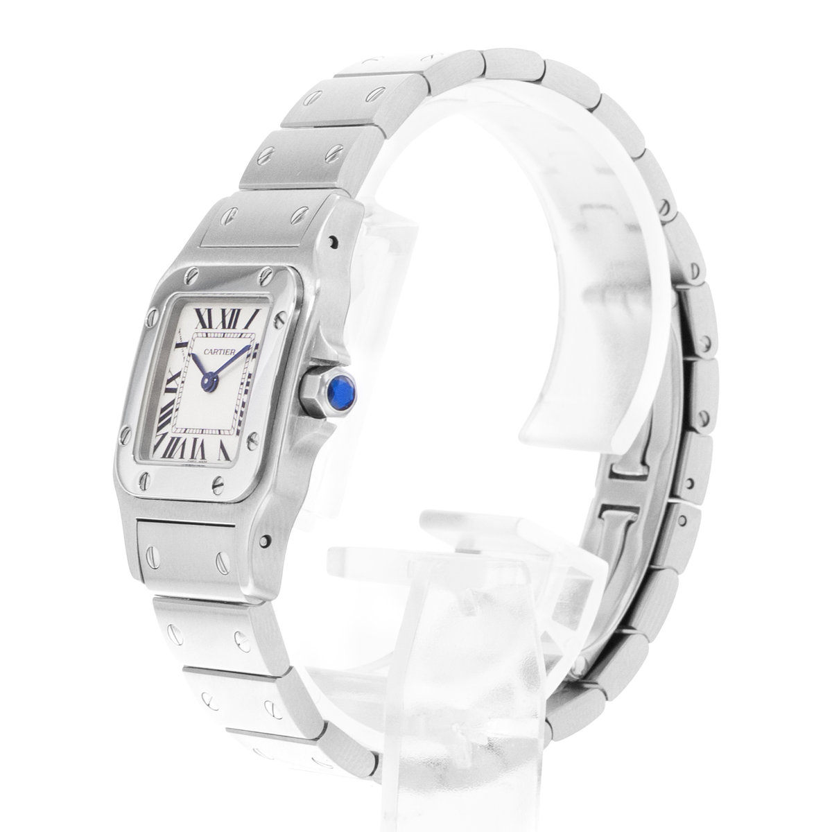 Cartier Santos Galbee W20056D6 1565 Silver Dial 24