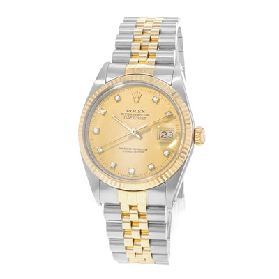 Rolex Datejust 36 16013 Champagne Dial 36