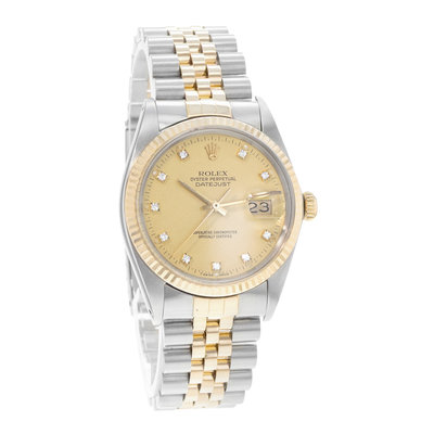 Rolex Datejust 36 16013 Champagne Dial 36