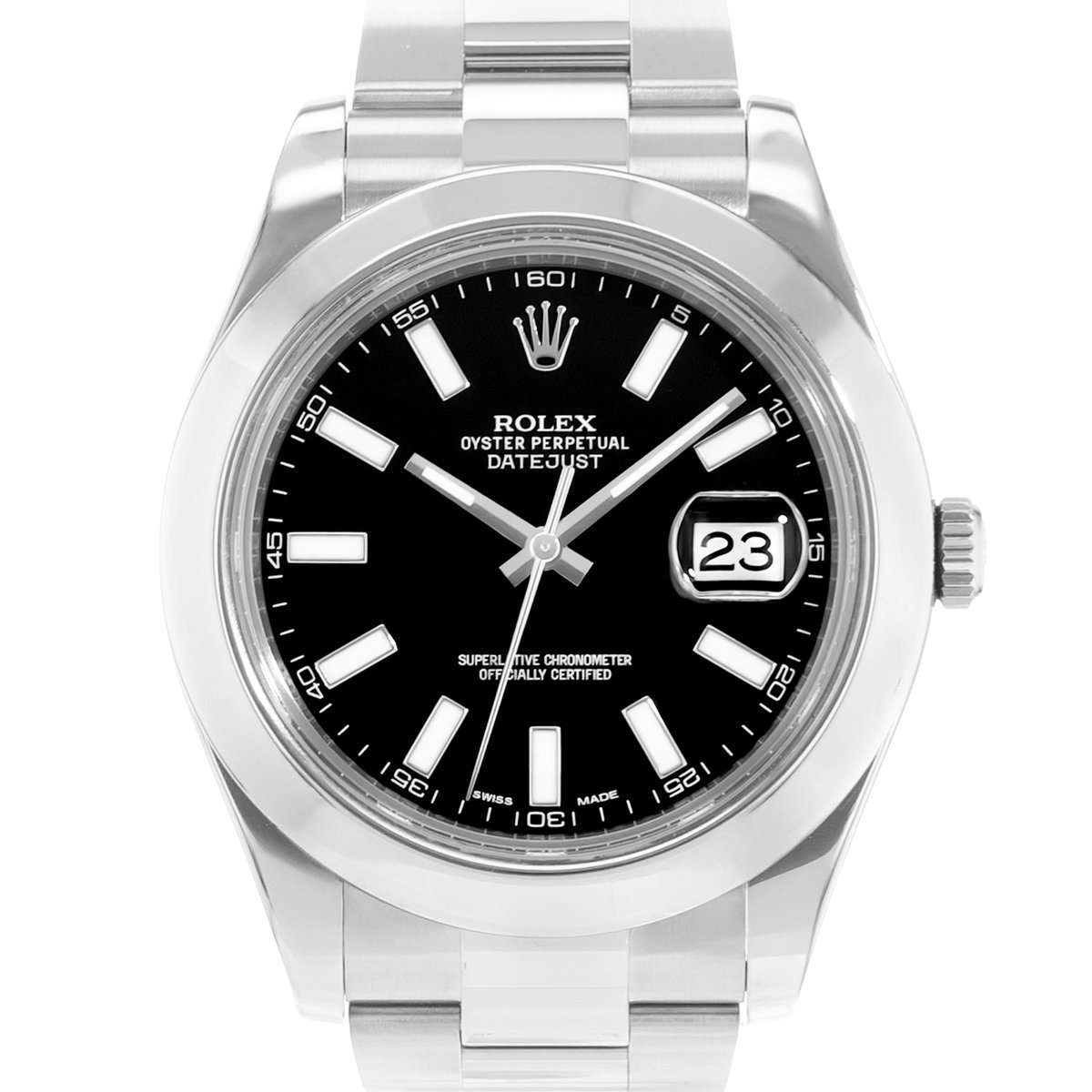 Rolex Datejust II 116300 Black Dial 41