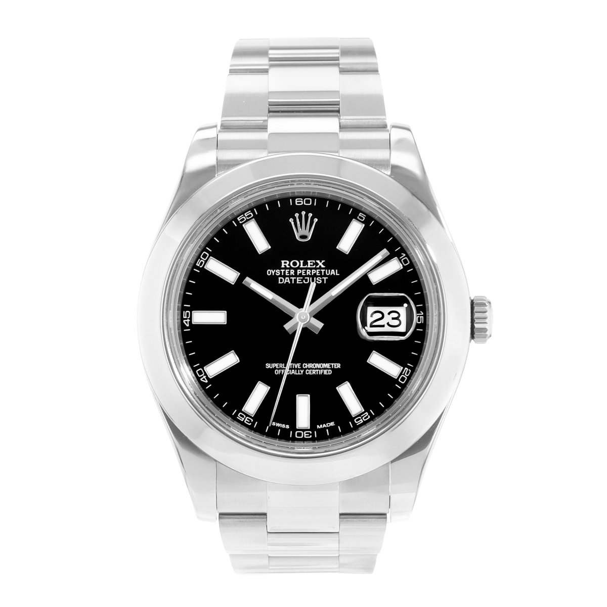 Rolex Datejust II 116300 Black Dial 41