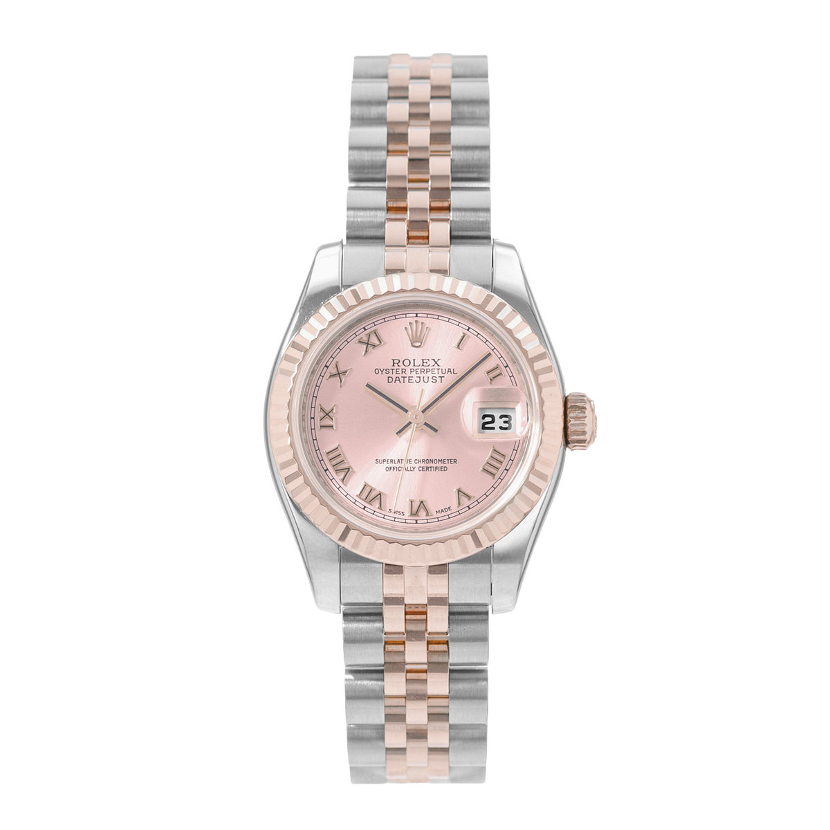 Rolex Datejust 26 179171 Pink Dial 26