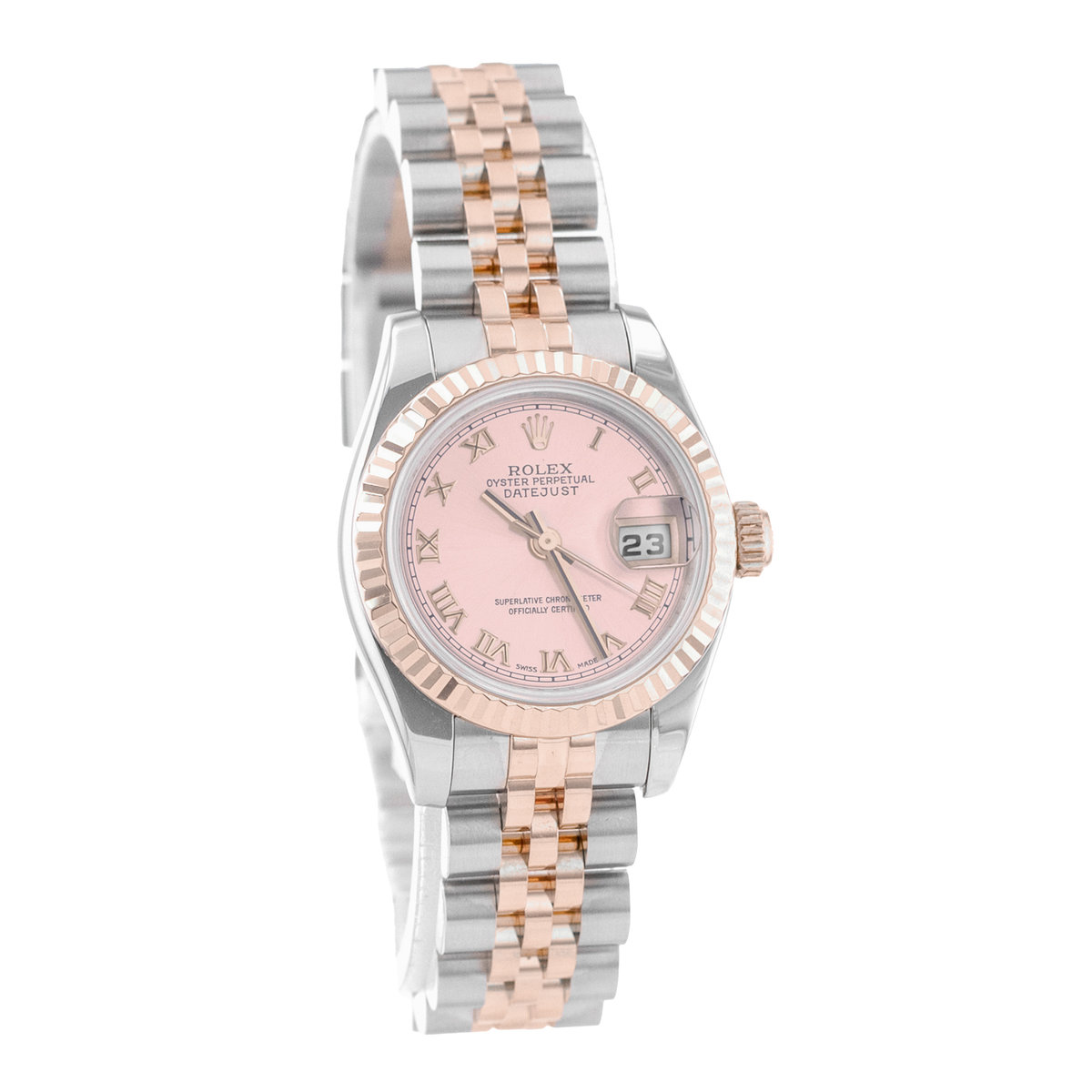 Rolex Datejust 26 179171 Pink Dial 26