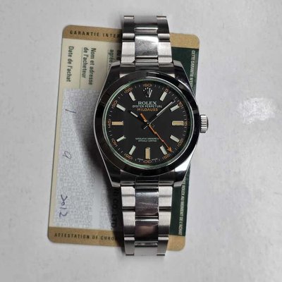 Rolex Milgauss 116400 NA Dial 40