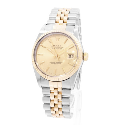 Rolex Datejust 36 16013 Champagne Dial 36