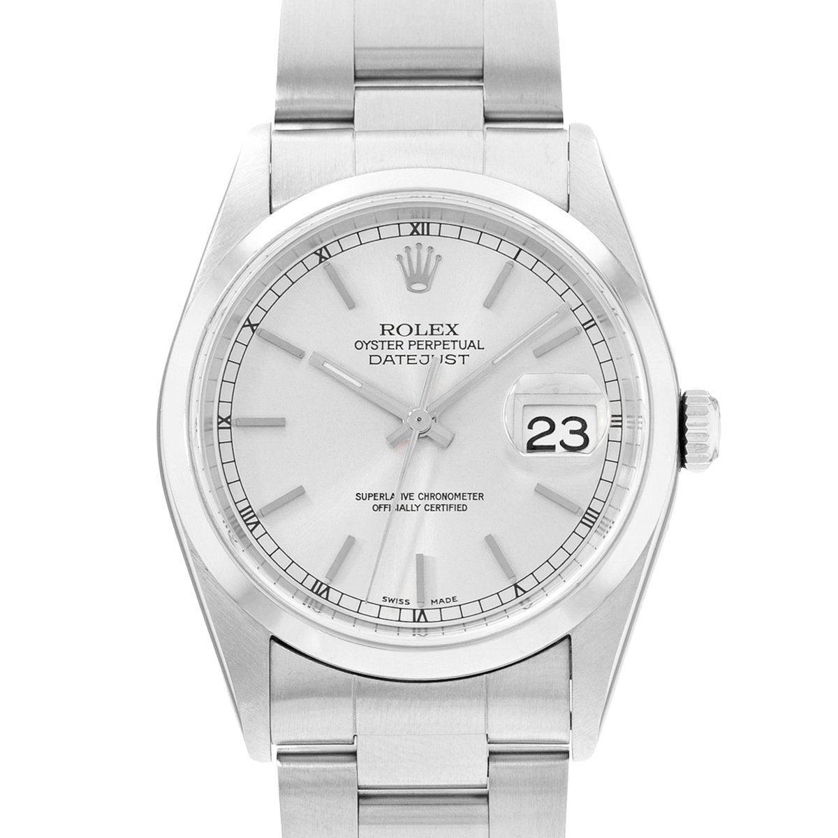 Rolex Datejust 36 16200 Silver Dial 36