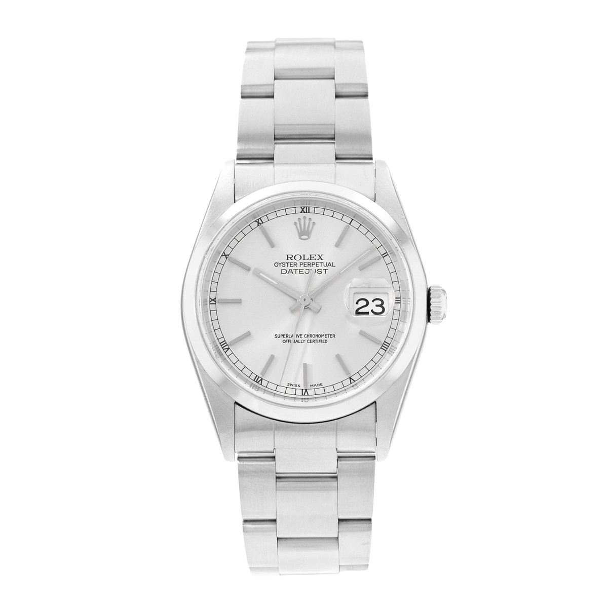 Rolex Datejust 36 16200 Silver Dial 36