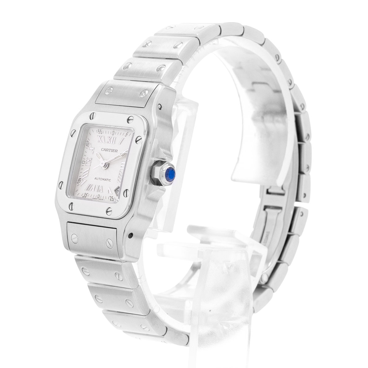 Cartier Santos Galbee W20044D6 2423 Silver Dial 24
