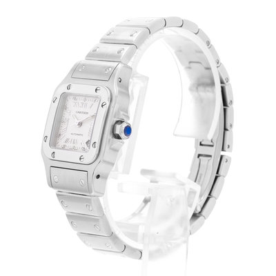 Cartier Santos Galbee W20044D6 2423 Silver Dial 24