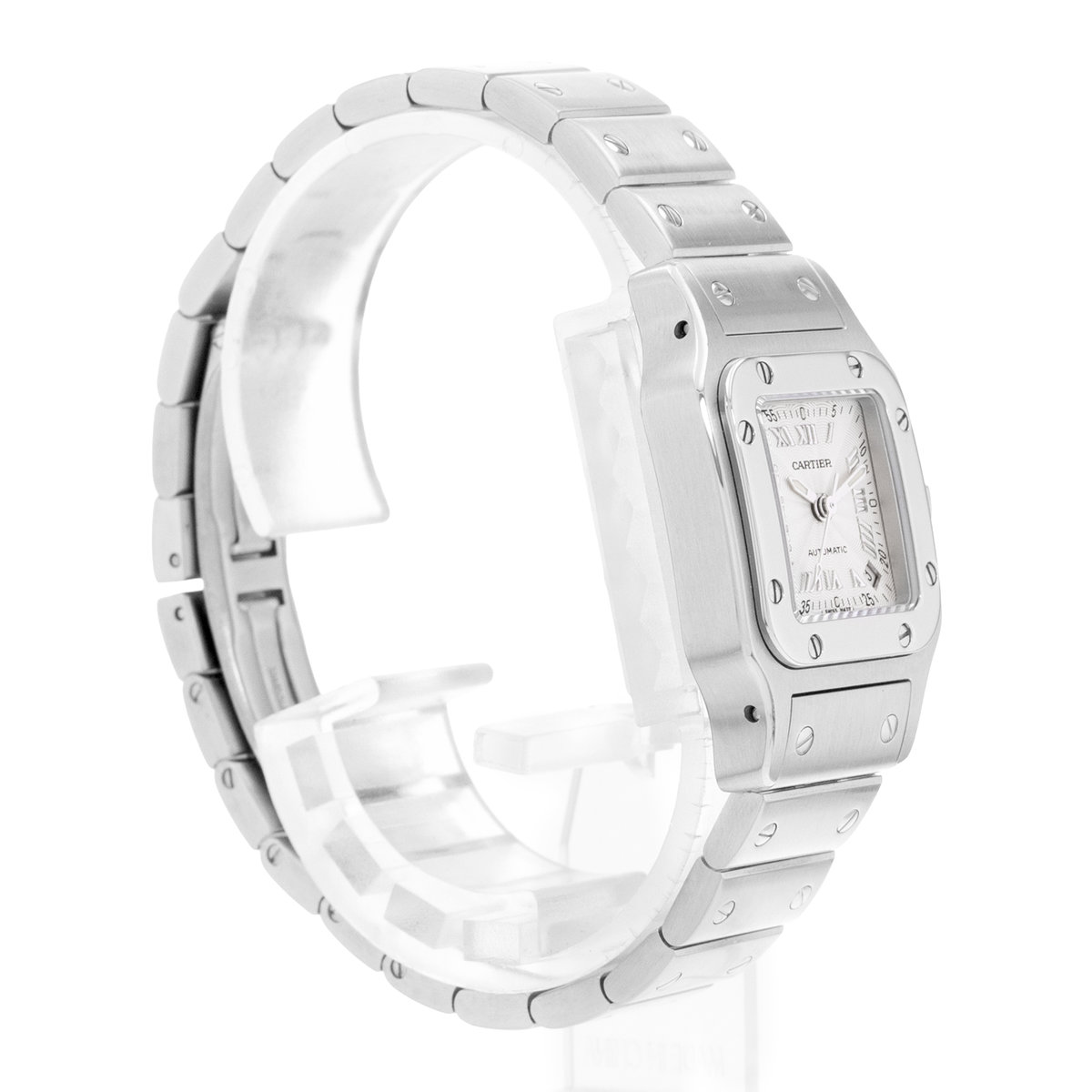 Cartier Santos Galbee W20044D6 2423 Silver Dial 24