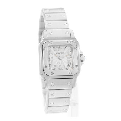 Cartier Santos Galbee W20044D6 2423 Silver Dial 24