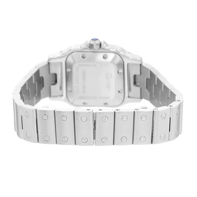 Cartier Santos Galbee W20044D6 2423 Silver Dial 24