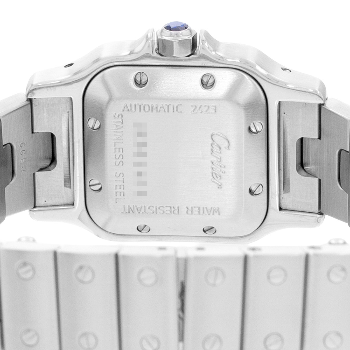 Cartier Santos Galbee W20044D6 2423 Silver Dial 24