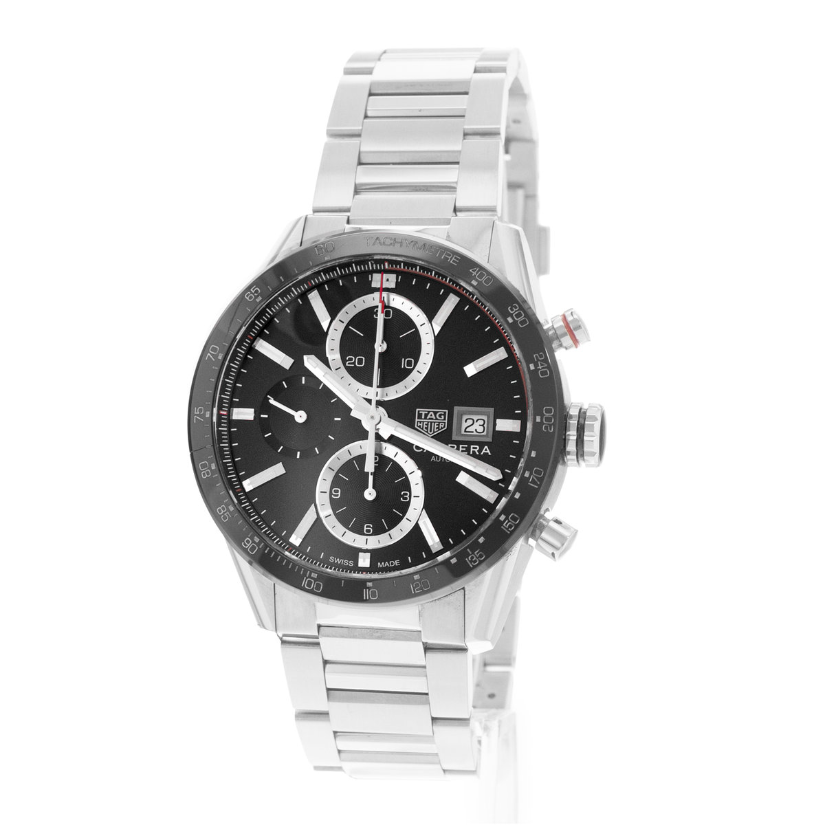 TAG Heuer Carrera Calibre 16 CBM2110.BA0651 Black Dial 41