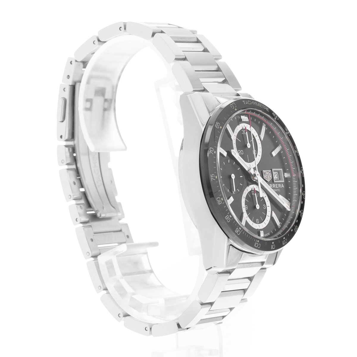 TAG Heuer Carrera Calibre 16 CBM2110.BA0651 Black Dial 41