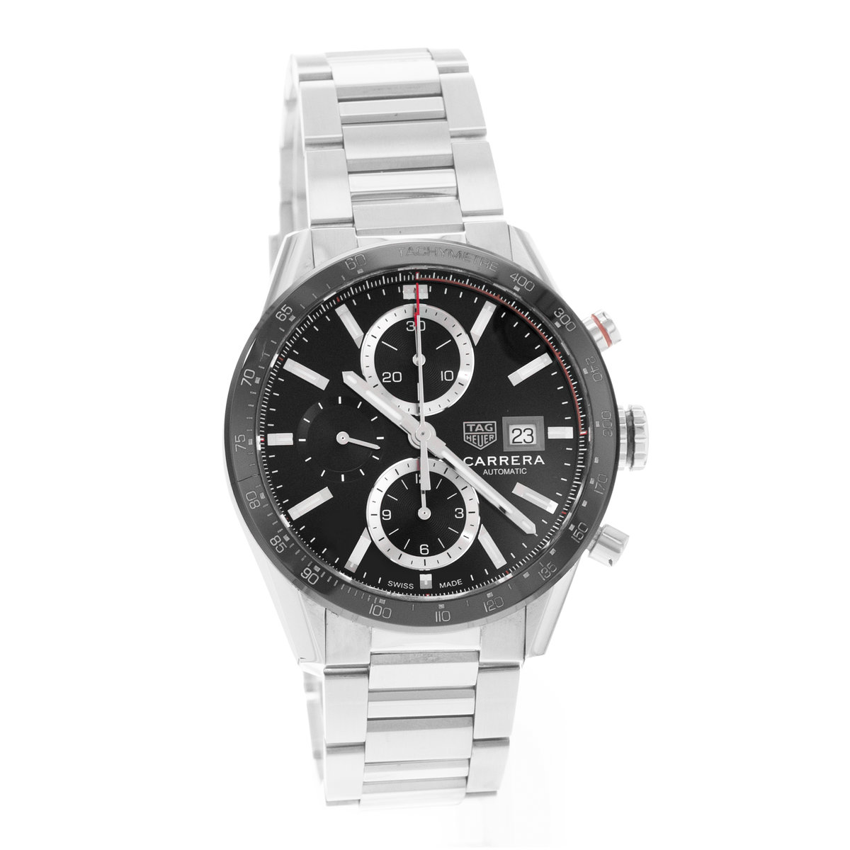 TAG Heuer Carrera Calibre 16 CBM2110.BA0651 Black Dial 41
