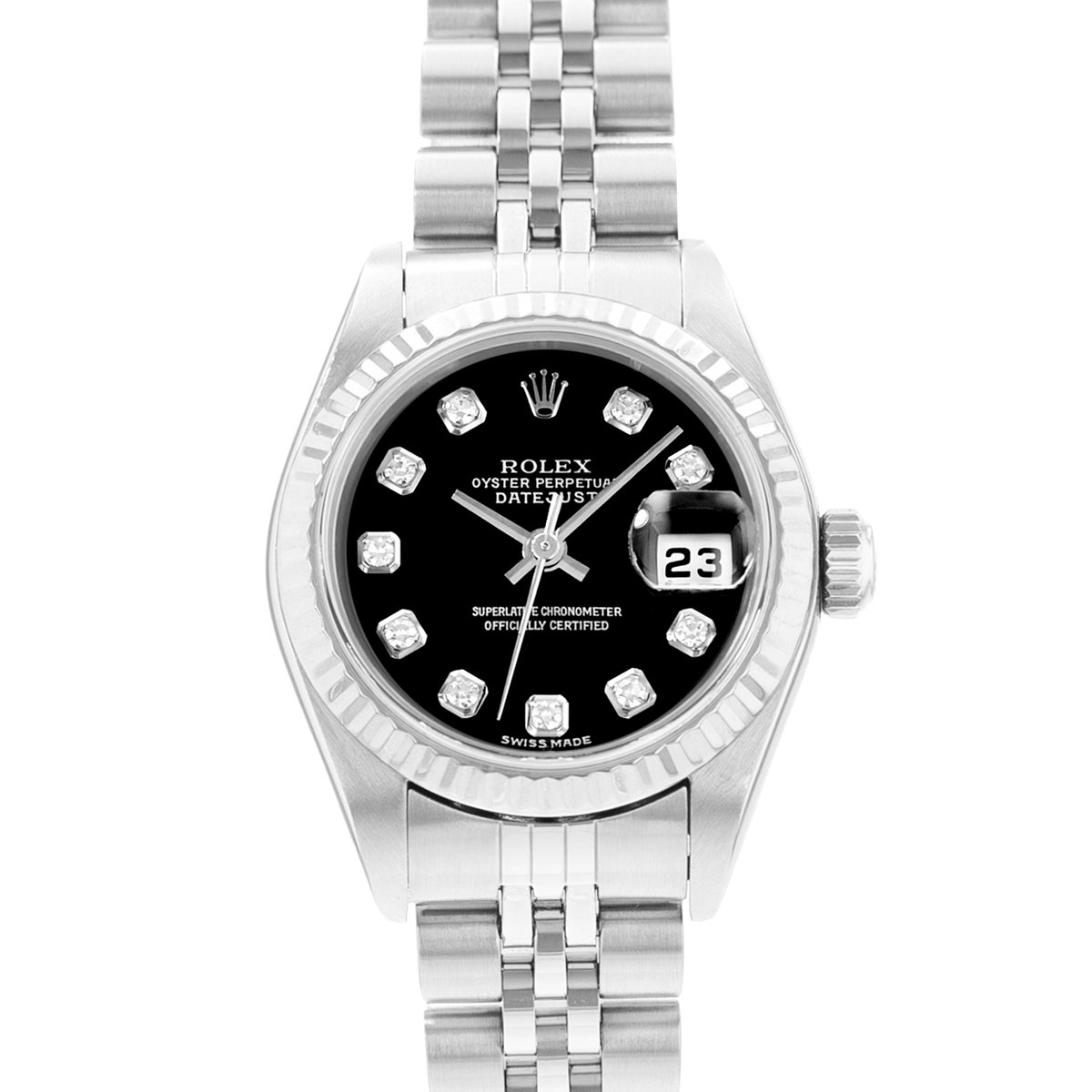 Rolex Datejust 26 79174 Black Dial 26