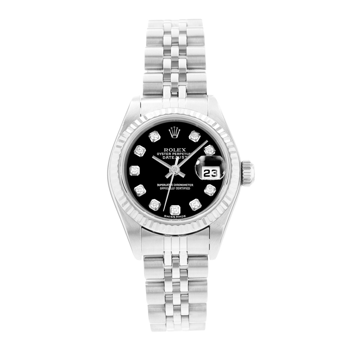Rolex Datejust 26 79174 Black Dial 26