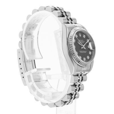 Rolex Datejust 26 79174 Black Dial 26
