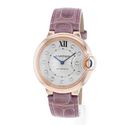 Cartier Ballon Bleu 36mm WE902028 3003 Silver Dial 36