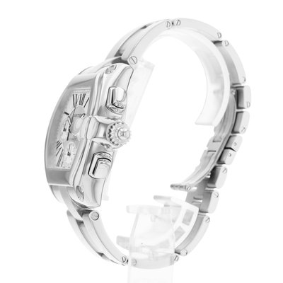 Cartier Roadster W62019X6 2618 Silver Dial 43
