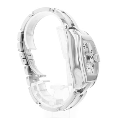 Cartier Roadster W62019X6 2618 Silver Dial 43