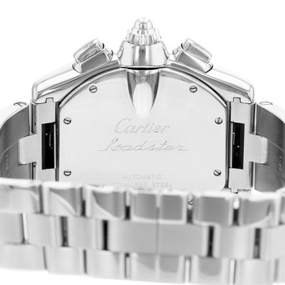 Cartier Roadster W62019X6 2618 Silver Dial 43