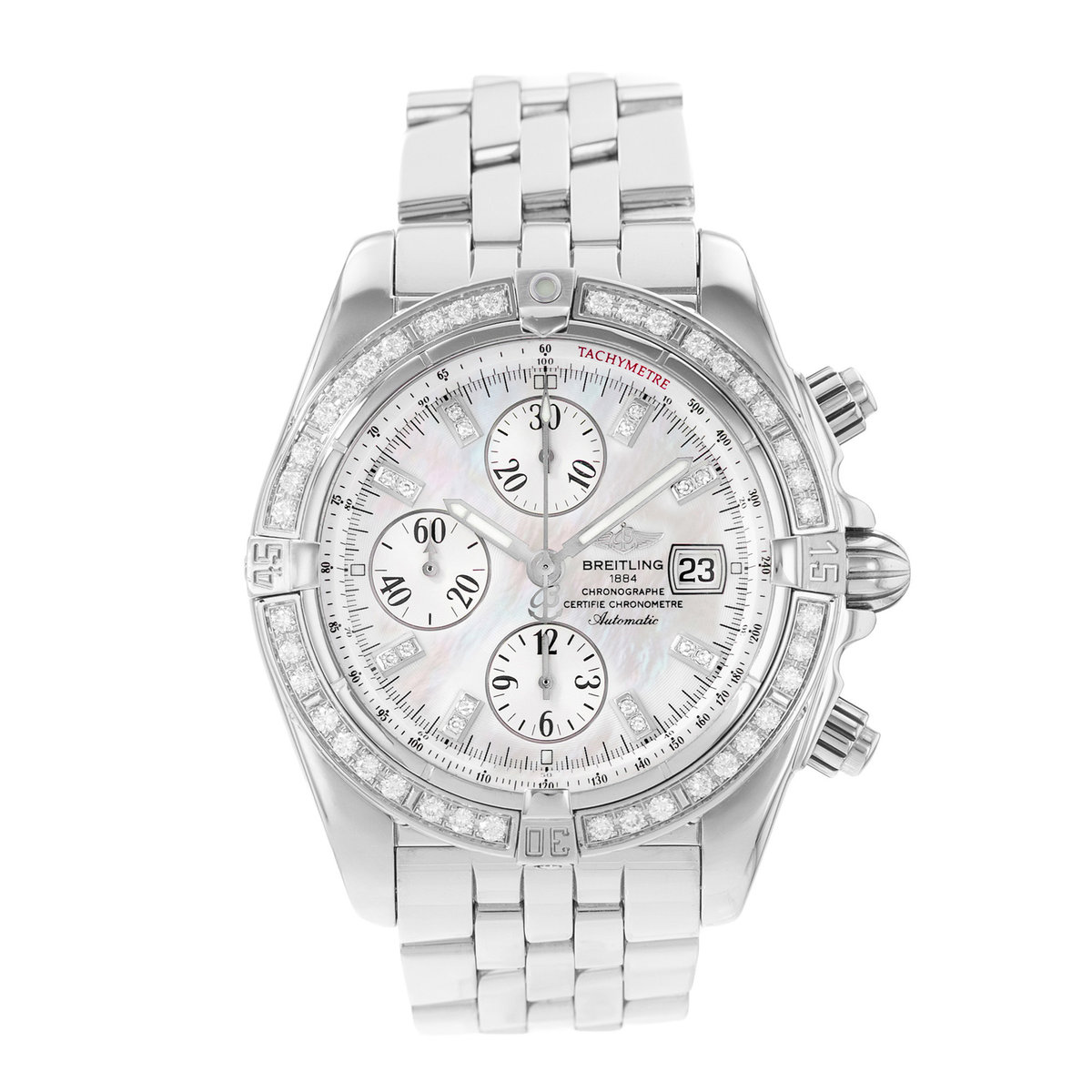 Breitling Chronomat Evolution A13356 Mother of pearl Dial 44