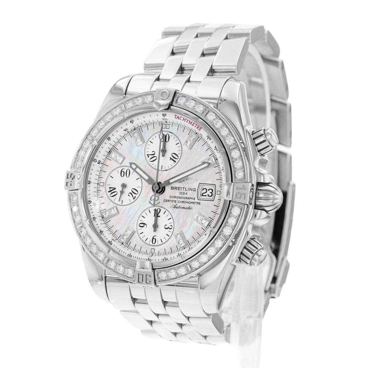 Breitling Chronomat Evolution A13356 Mother of pearl Dial 44