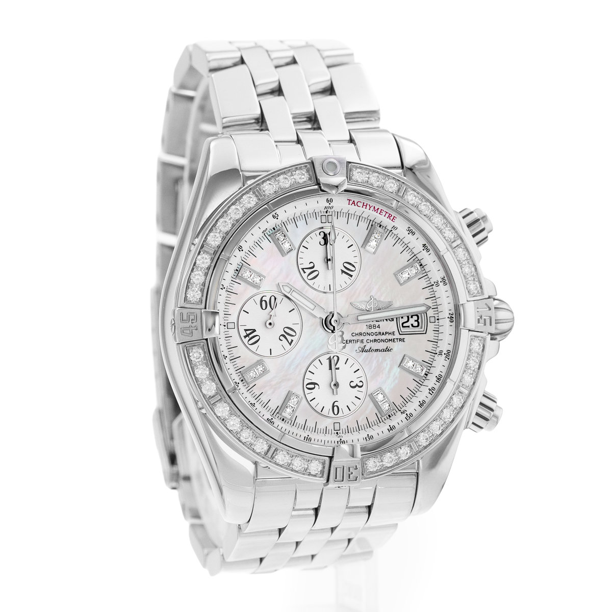 Breitling Chronomat Evolution A13356 Mother of pearl Dial 44