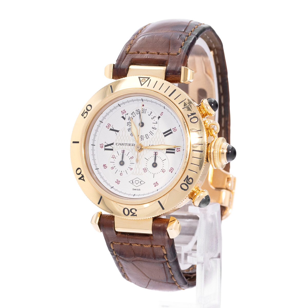 Cartier Pasha W30X7851 1351 White Dial 35