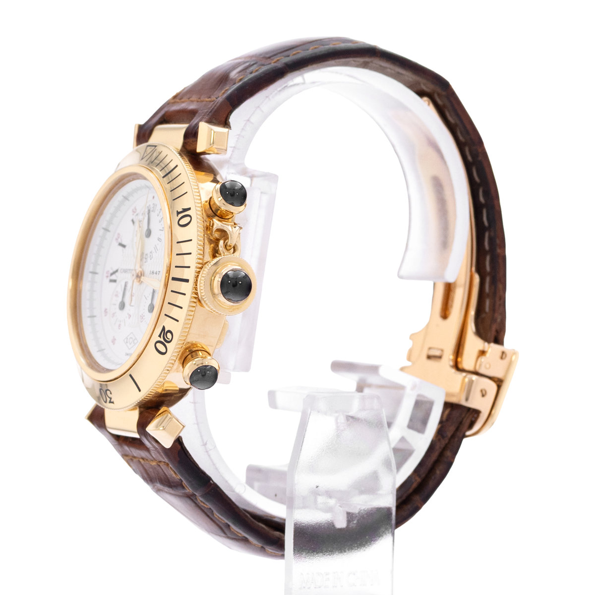 Cartier Pasha W30X7851 1351 White Dial 35