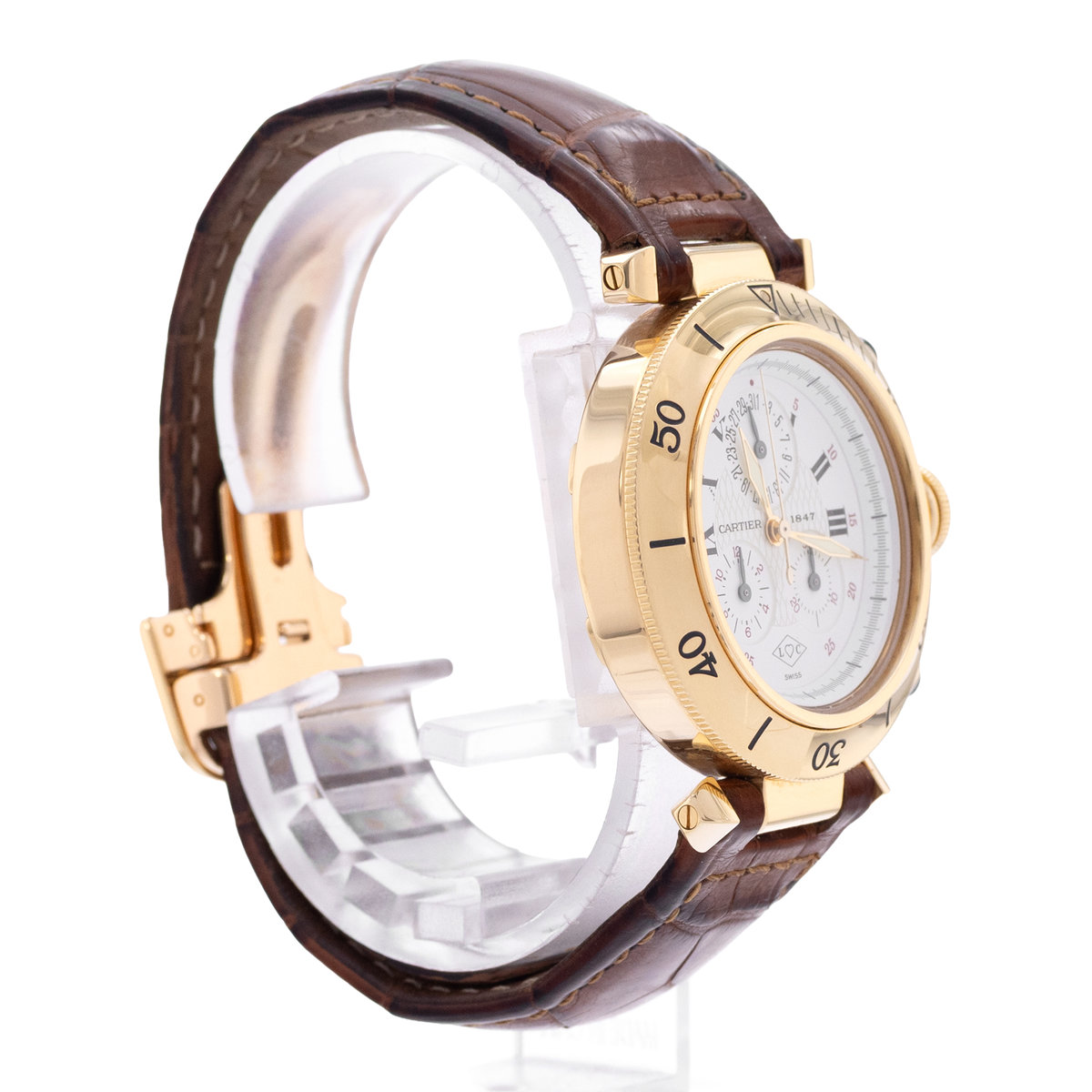 Cartier Pasha W30X7851 1351 White Dial 35