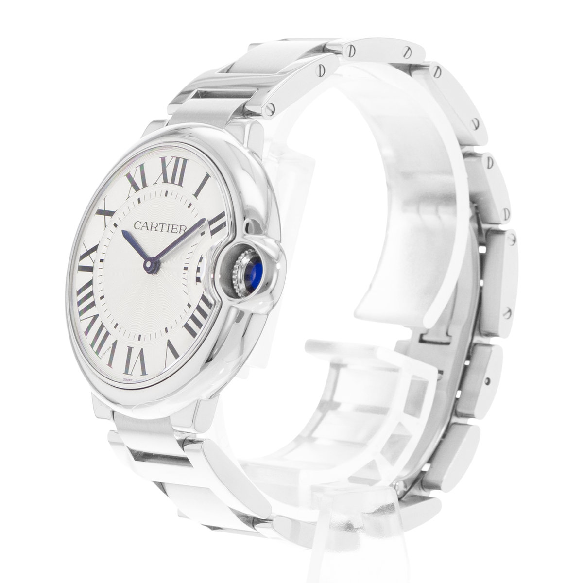 Cartier Ballon Bleu 36mm W69011Z4 3005 Silver Dial 36