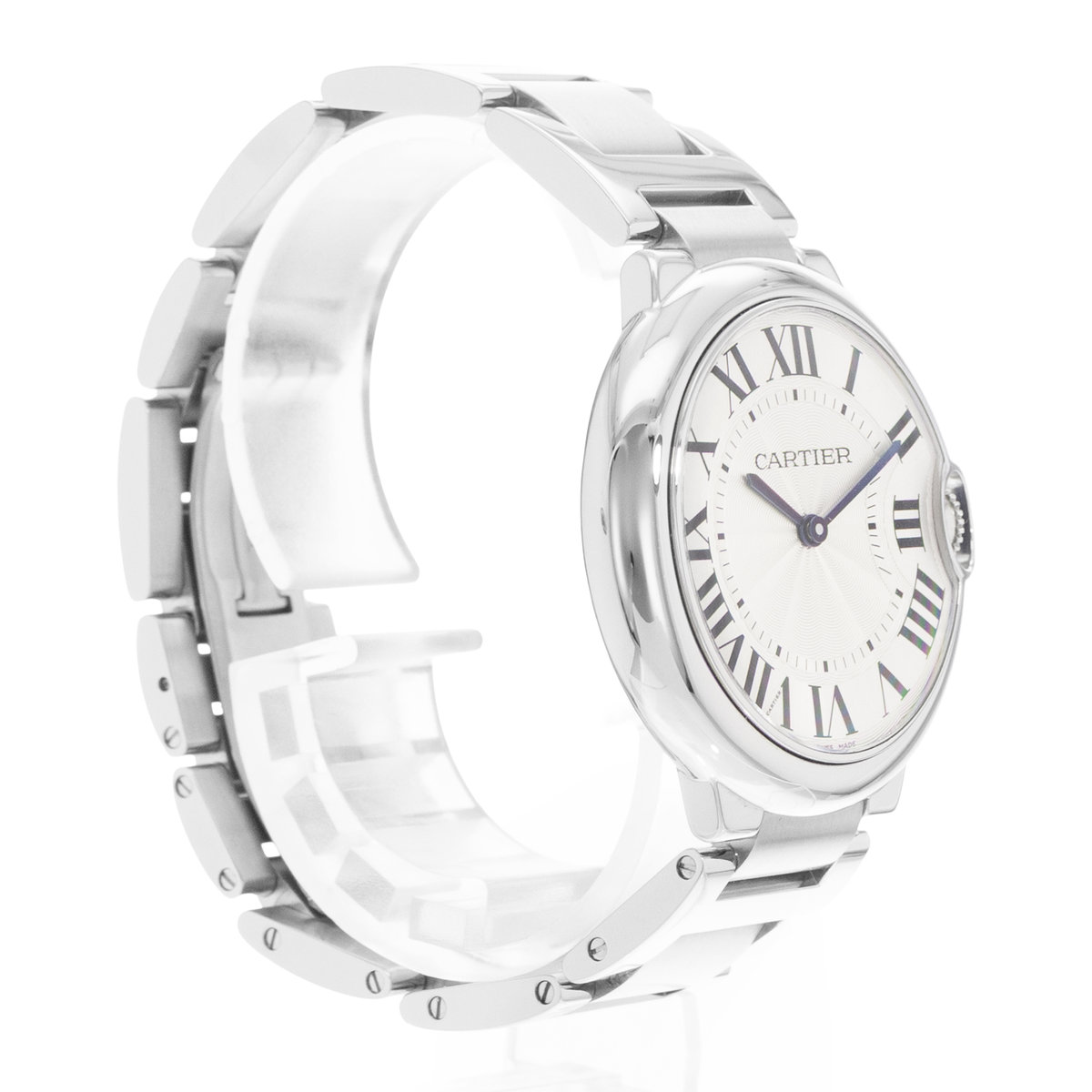 Cartier Ballon Bleu 36mm W69011Z4 3005 Silver Dial 36