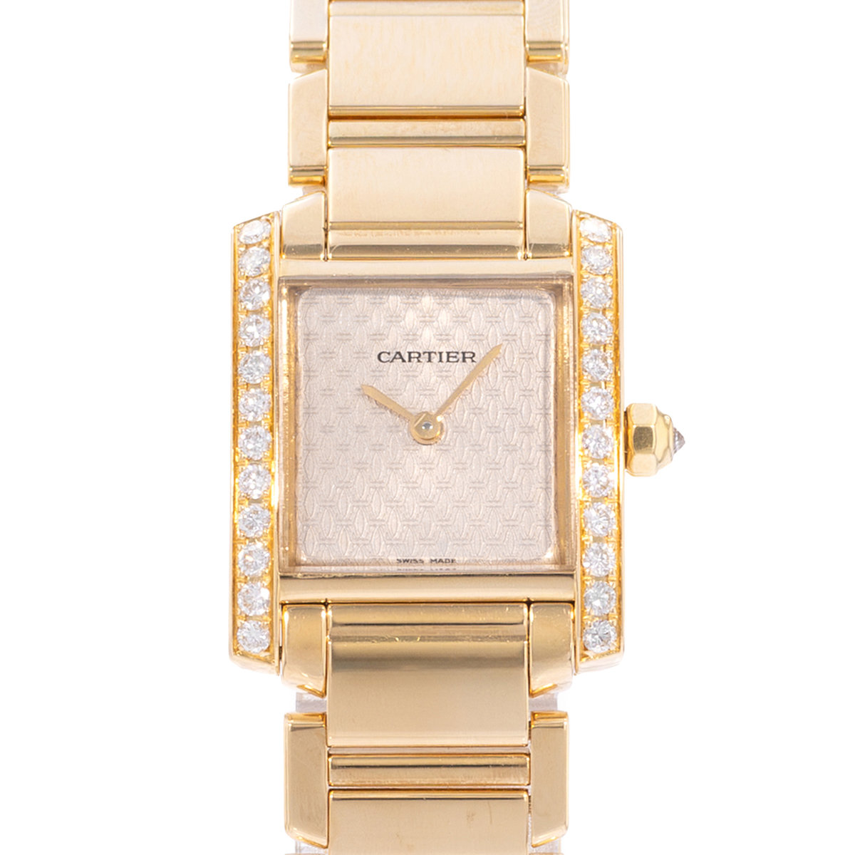 Cartier Tank Francaise WE1021R8 2385 Pink Dial 20