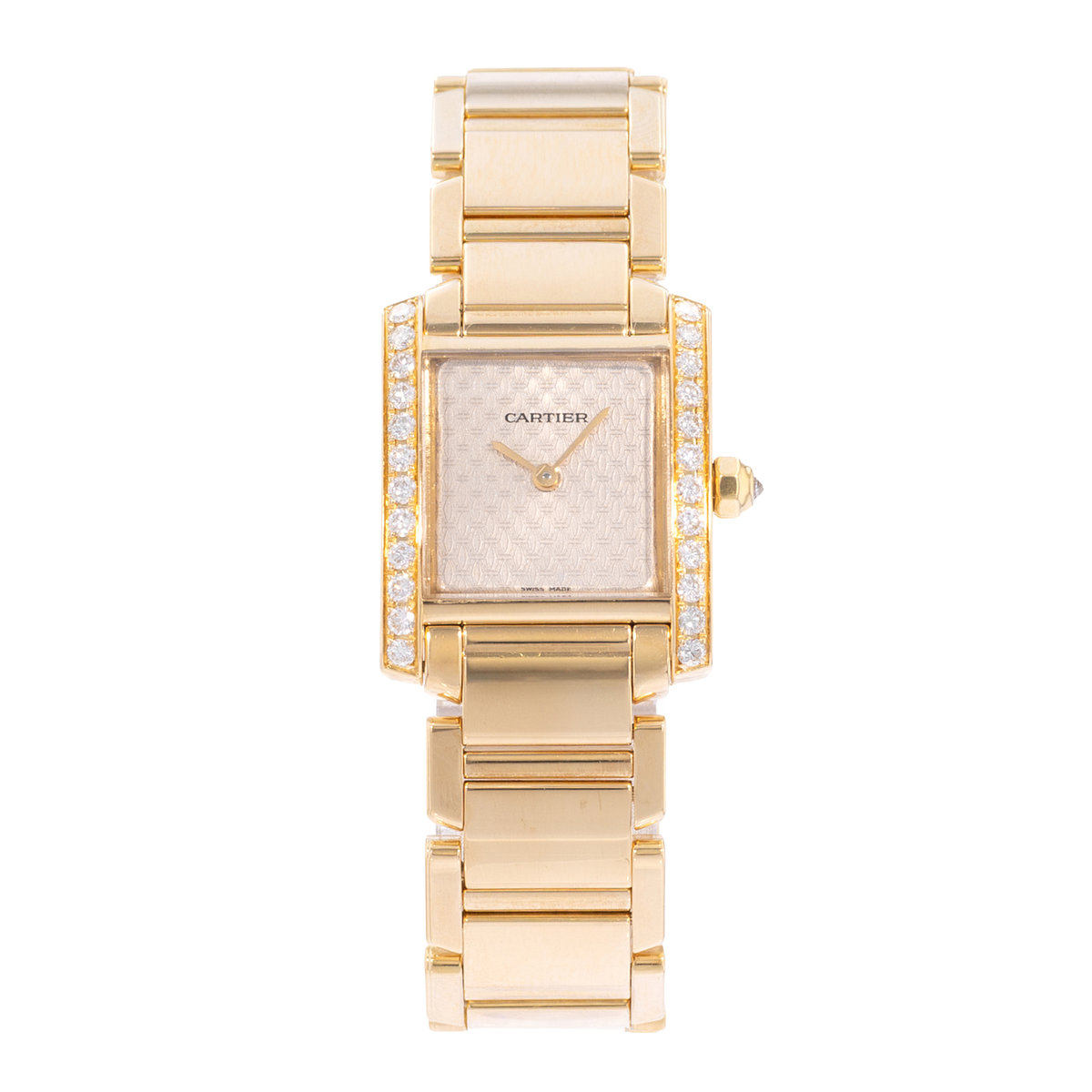 Cartier Tank Francaise WE1021R8 2385 Pink Dial 20