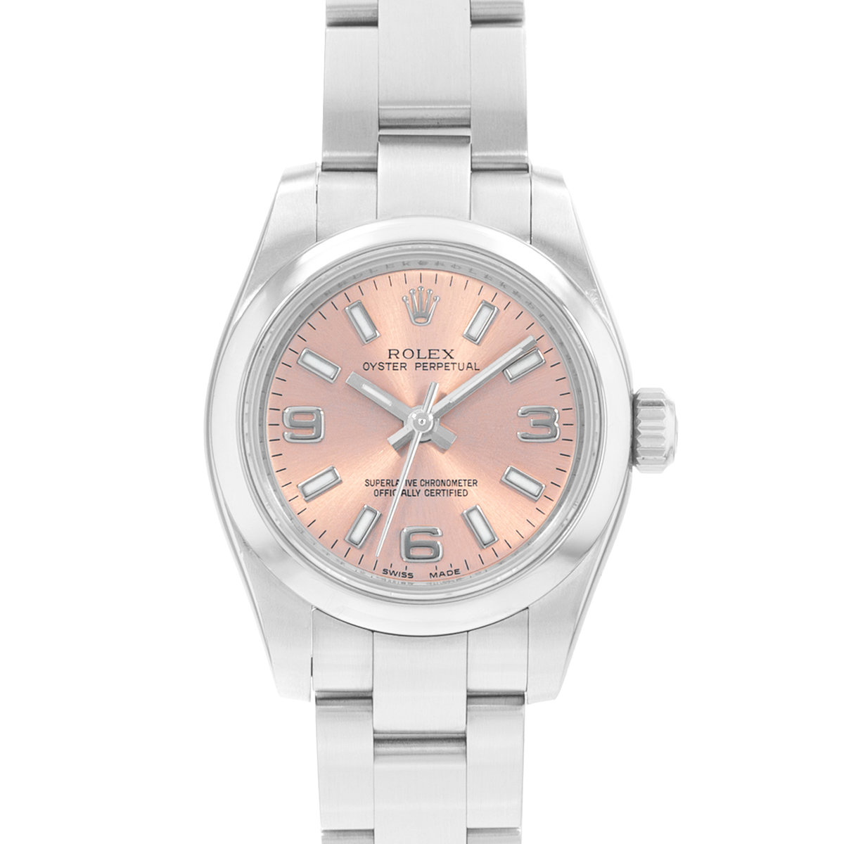 Rolex Oyster Perpetual 26 176200 Pink Dial 26