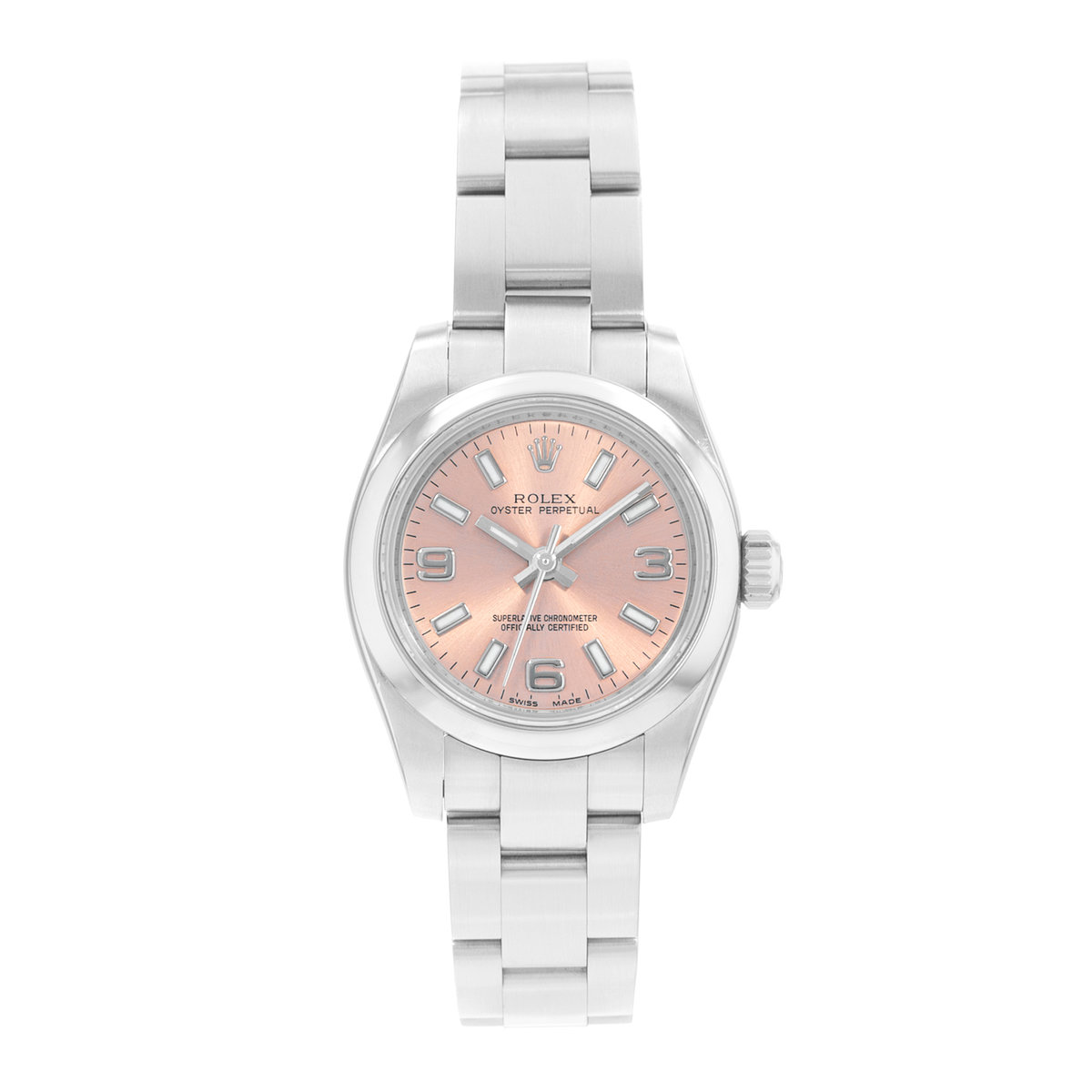 Rolex Oyster Perpetual 26 176200 Pink Dial 26