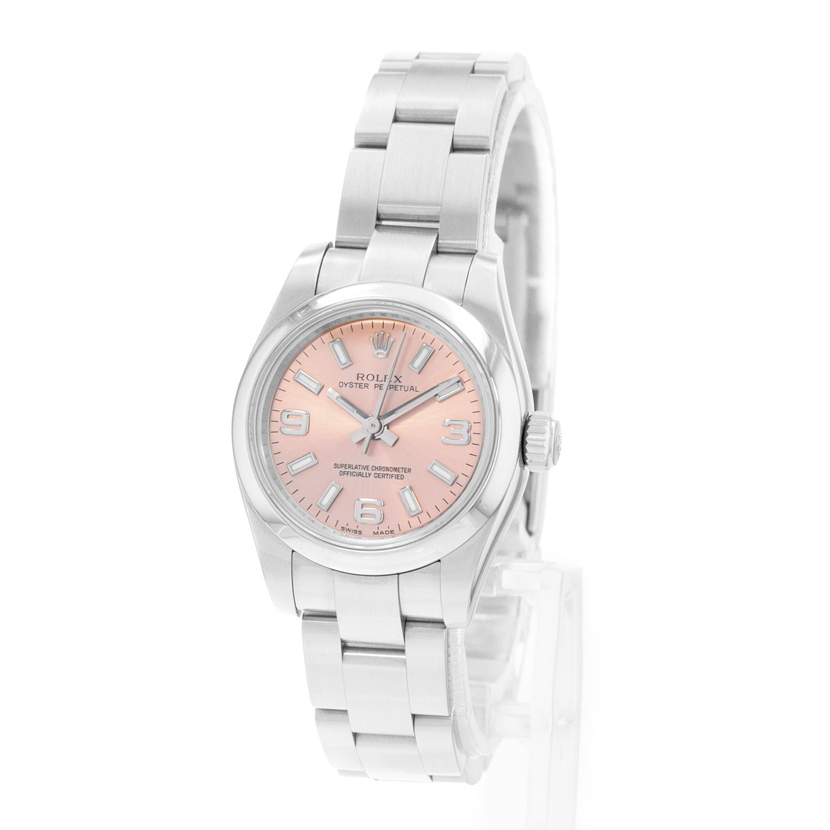 Rolex Oyster Perpetual 26 176200 Pink Dial 26