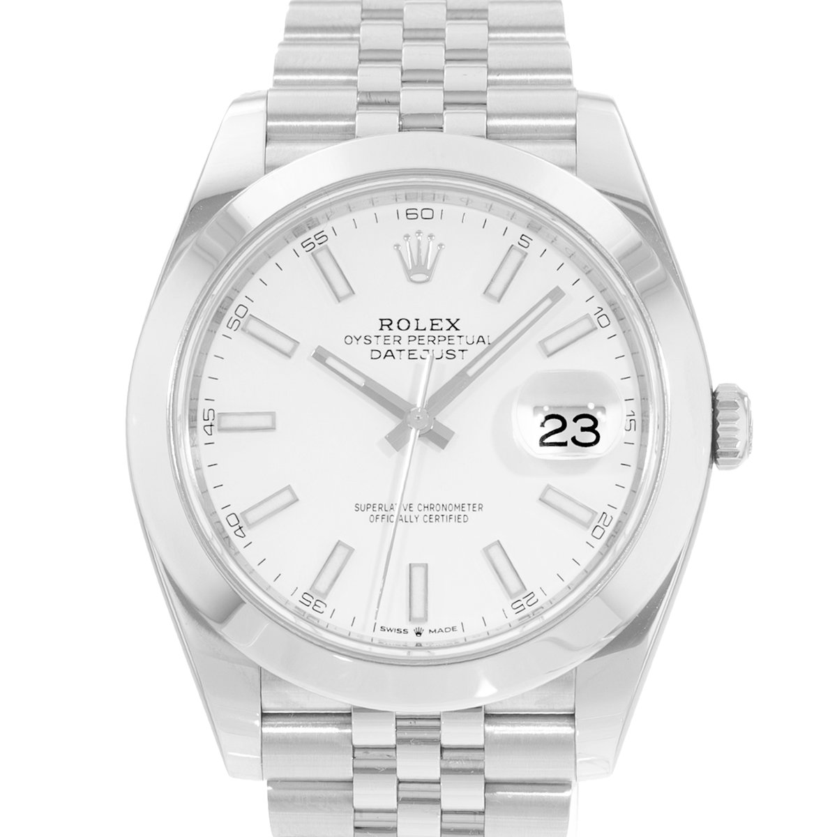 Rolex Datejust 41 126300 White Dial 41