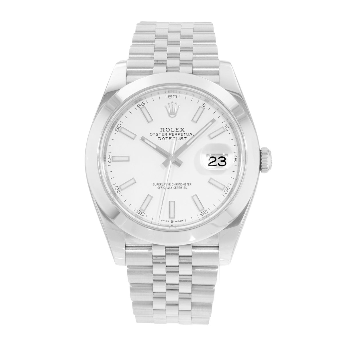 Rolex Datejust 41 126300 White Dial 41