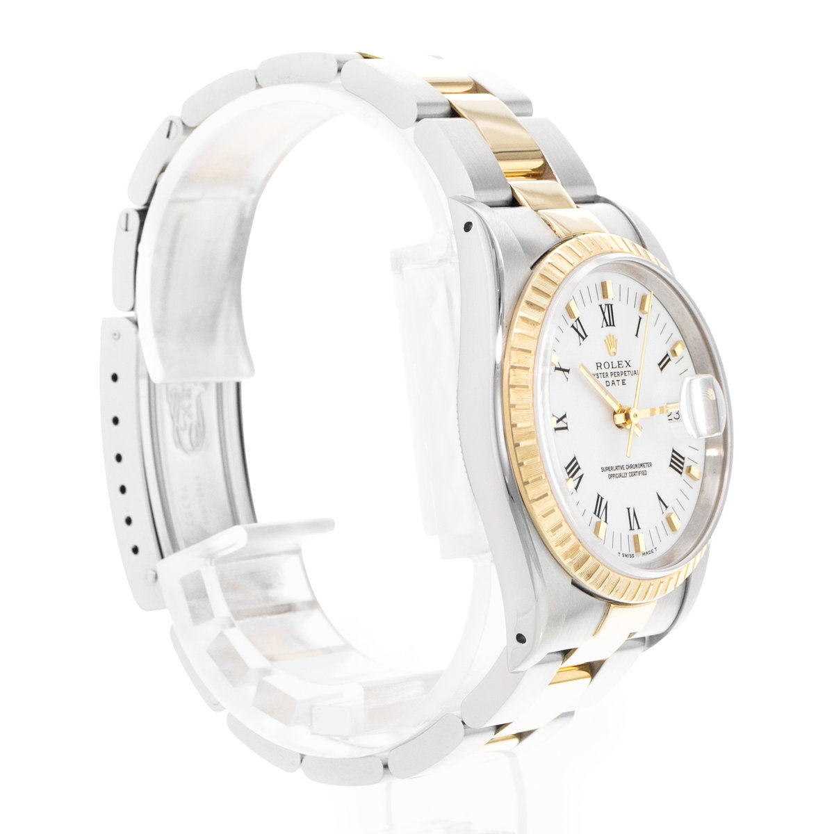 Rolex Oyster Perpetual 34 15223 White Dial 34