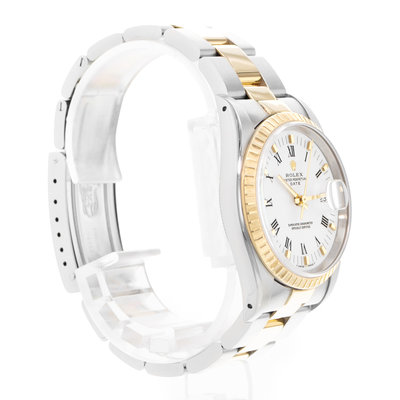 Rolex Oyster Perpetual 34 15223 White Dial 34
